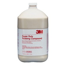 3M 05955 Super Duty Rubbing Compound 1 Gallon Automotive Paint Scratch Remover