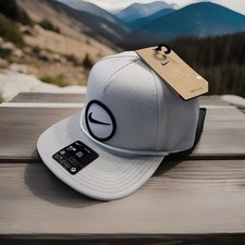 Nike Dri-Fit Retro 72 Rope Light Grey Adjustable Snapback Golf Hat Size S/M