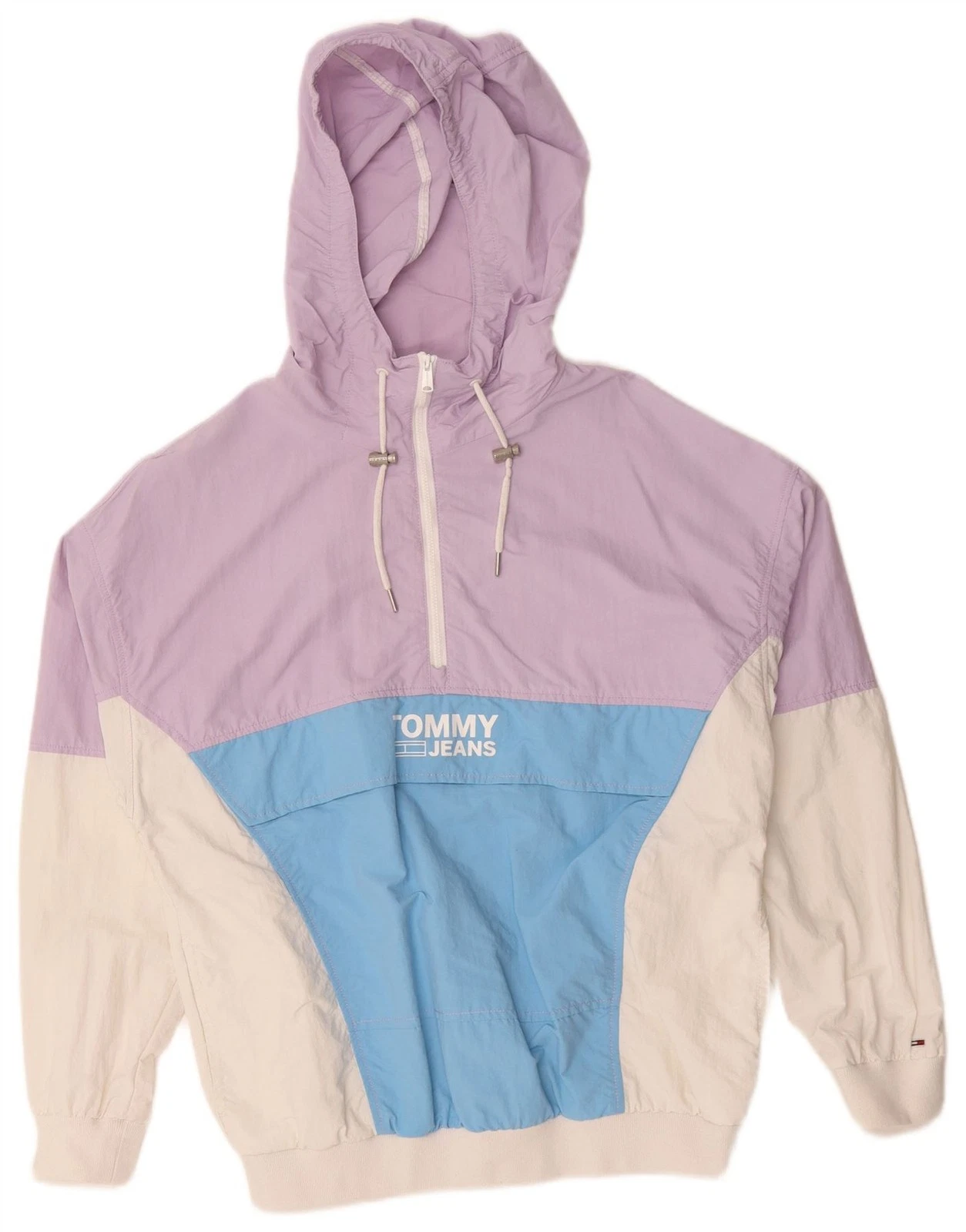 Tommy Hilfiger Mens Graphic Anorak Jacket UK 10 Small Multicoloured YN04