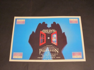 OBSESSION OLDSKOOL RAVE FLYER 1993 PASSION SANCTUARY PERCEPTION FANTAZIA VG++