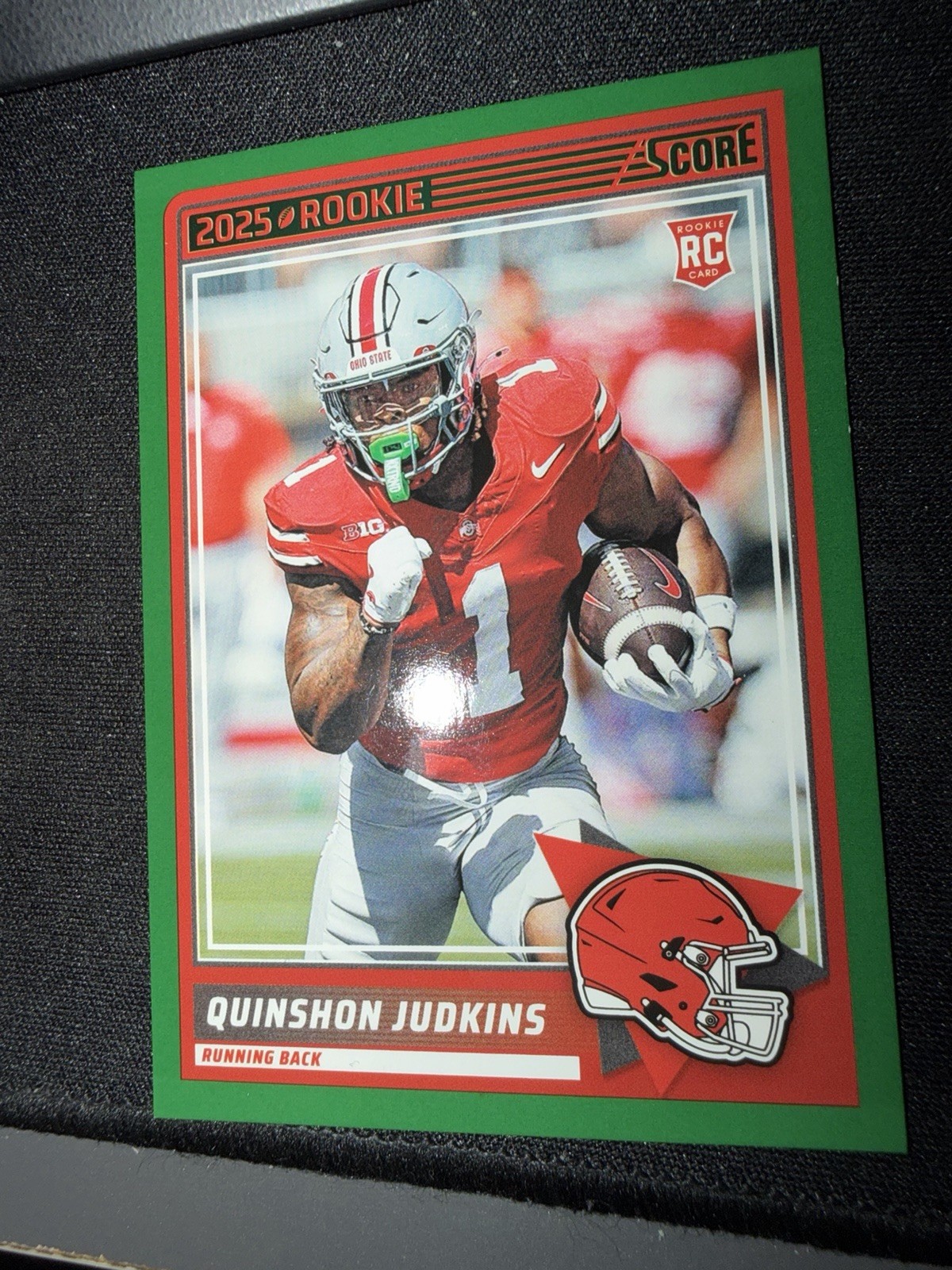 2025 Score - Rookies Quinshon Judkins #38 Green (RC)