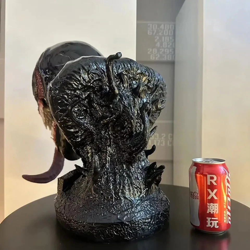 Busto de resina Venom GK Marvel modelo de exhibición de mesa coleccionable juguete de regalo de Navidad Foto 4 de 4