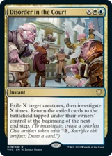 1x Disorder in the Court NM-Mint, English Commander: Innistrad: Crimson Vow MTG 
