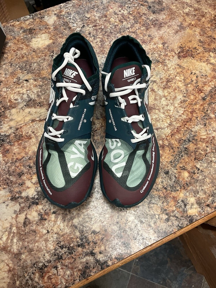 Nike Gyakusou ZoomX Vaporfly Midnight Spruce Burgundy Mens Running Shoes Size 13 No Box