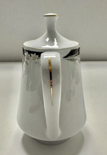 Crown Ming Fine China ~Michelle~ Coffee Tea Pot with Lid Jian Shiang EUC - Picture 3 of 16