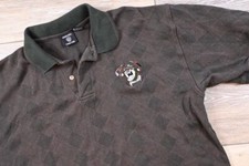 vintage Warner Bros Looney Tunes Taz Golf Polo Medium Tazmanian devil