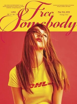 F(X) LUNA [FREE SOMEBODY] 1st Mini Album CD+48p Photo Book+Card FX K-POP SEALED