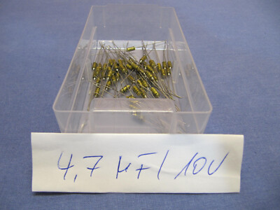 55 x Capacitor 4.7uF / 10v - Axial*