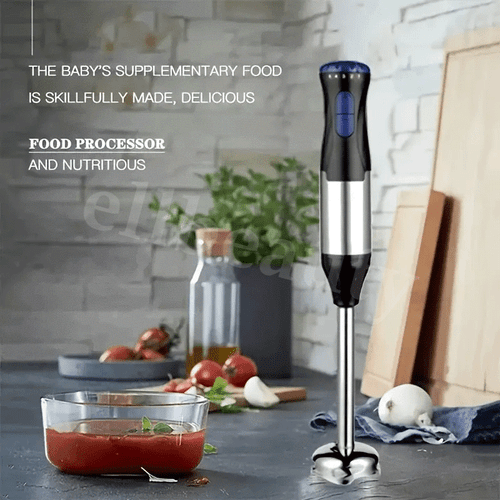 Hand Blender Electric 1000W Immersion Silent 4-in-1 Stick Mixer, Food Whisk New - Picture 9 of 15