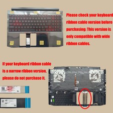 New For Acer Nitro AN515-44 AN515-55 US Palmrest Backlit Keyboard 6B.Q7KN2.033