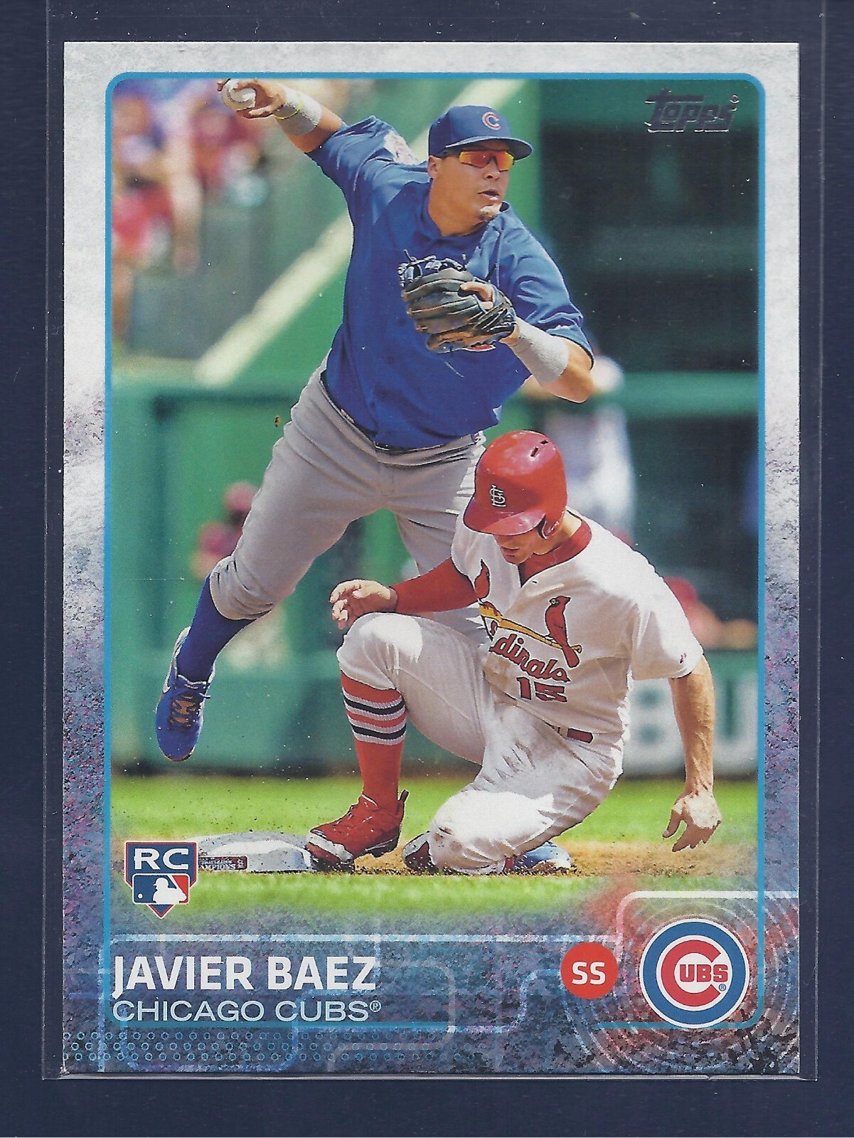 2015 Topps #315 Javier Baez Chicago Cubs RC