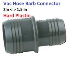 VACUUM HOSE CUFF adapter adaptor carpet Clean CONNECTOR 2" 1.5". westpak 10-0512