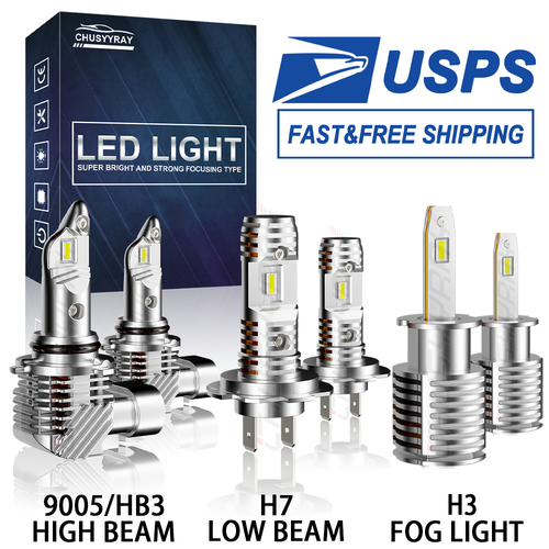 For Subaru Outback 2010-2014 6X LED Headlight Hi-Lo Beam Fog Bulbs - Foto 3