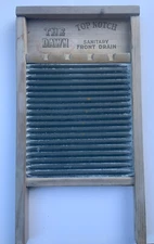 Vintage National Washboard Co 608 Chicago Saginaw Memphis The Dawn Sanitary
