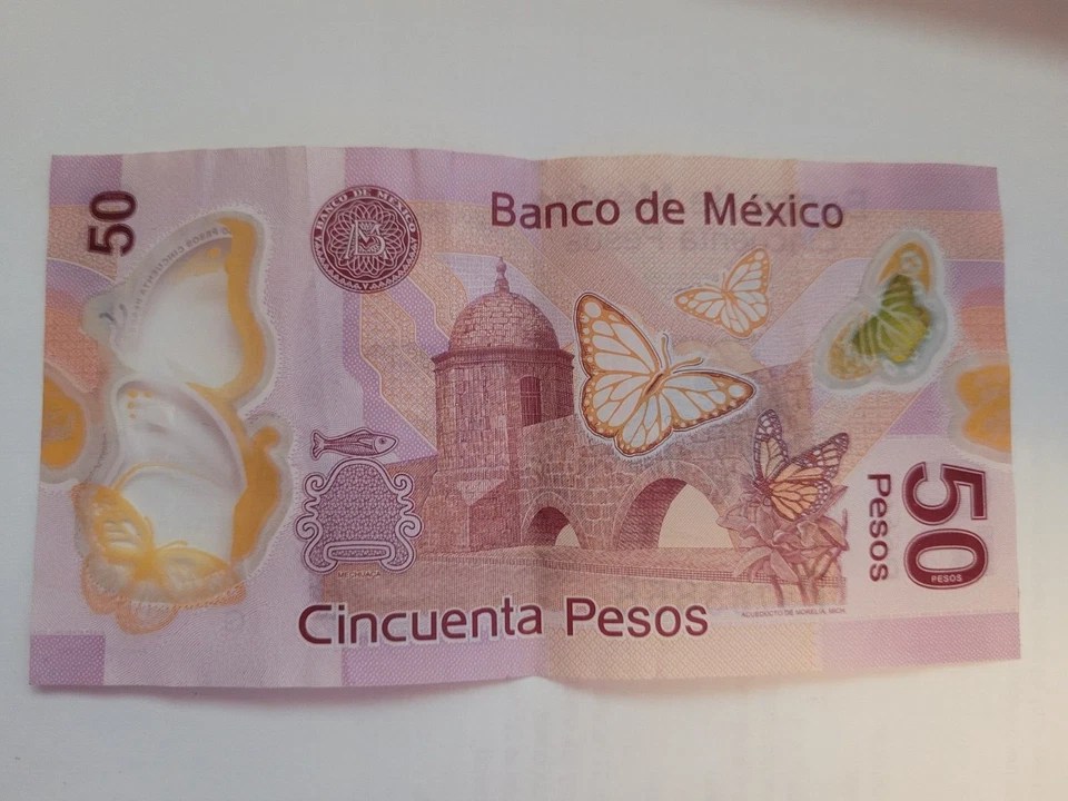 2013 Mexico $50 Pesos José María Morelos y Pavón Polymer Note - Image 2 of 2