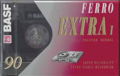 BASF Ferro Extra 90 Minute Cassette Tape [Brand New]