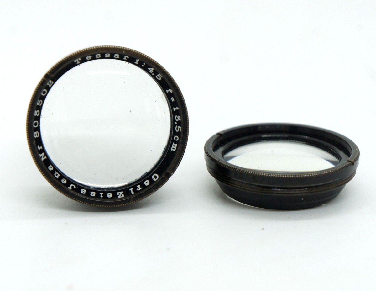 Carl Zeiss Jena Tessar 13.5 cm F4.5 LENS CELLS for 9x12 folding