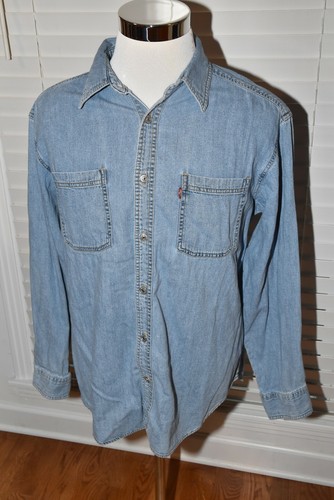 levi denim shirt ebay