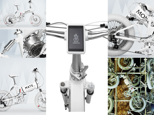 MONCLER X MATE FOLDABLE Fat E-Bike Elektrofahrrad Fahrrad E-Faltrad NEW 1000W - Bild 3 von 12