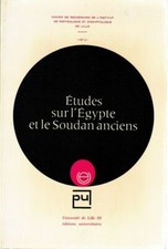EGYPTOLOGIE - ETUDES SUR L'EGYPTE ET LE SOUDAN ANCIENS - LIVRE ANCIEN 