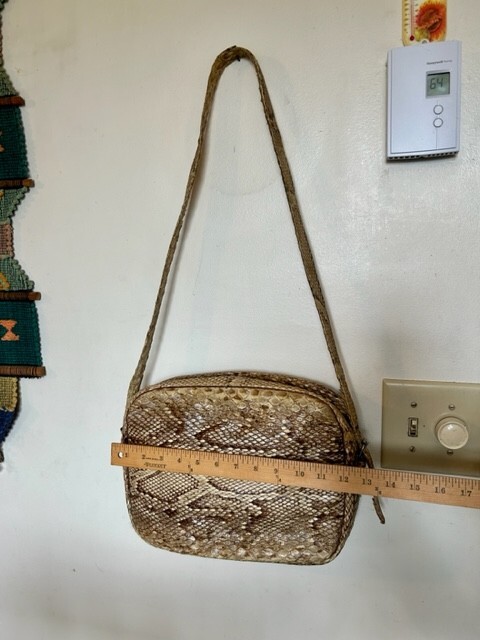 Genuine python purse/bag. Unique custom made genu… - image 1