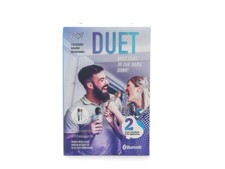 IJoy 2-Pack Duet Karaoke True Wireless Microphone Blue and Pink