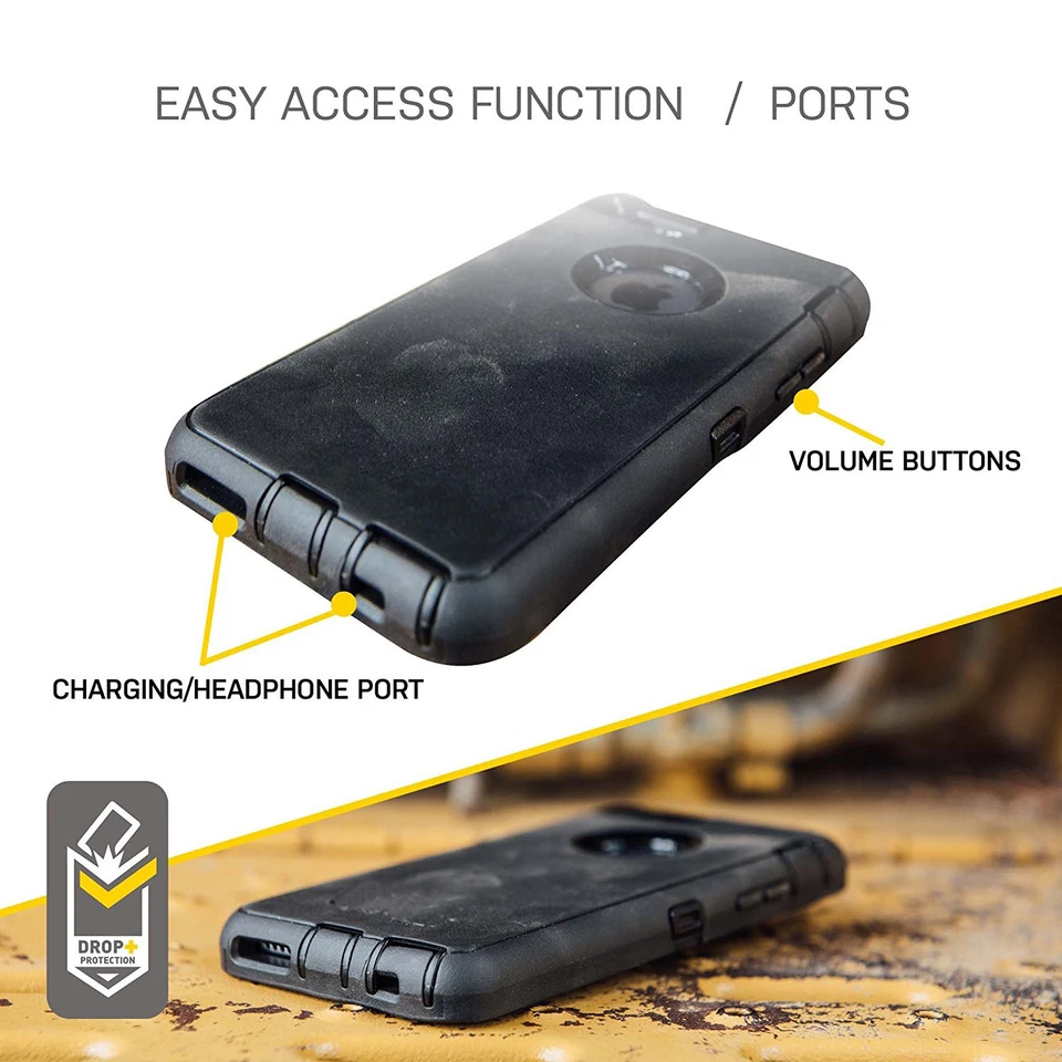 For iPhone 6 6s Plus Case Shockproof Fits Defender Belt Clip Screen Protector - Image 3 of 4
