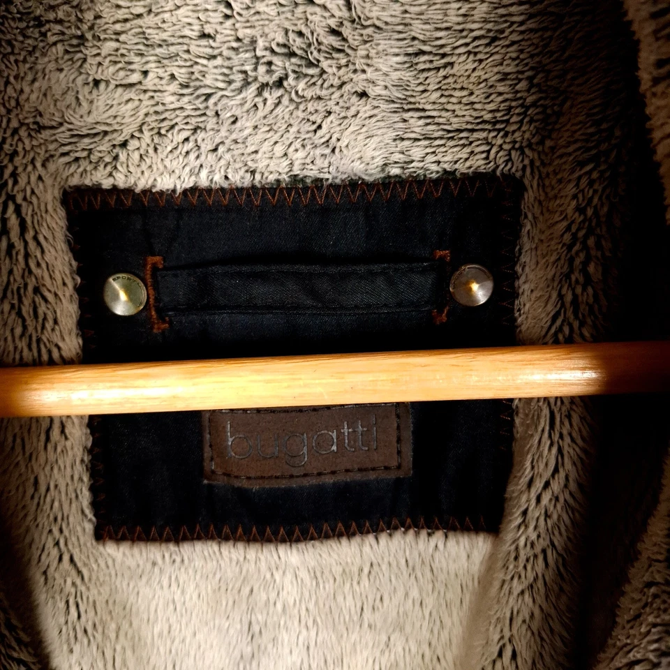 BUGATTI Men's Jacket Size EU54 UK44 2XL Black Military Stand Collar Polyester - Image 4 of 4