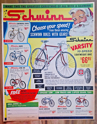 VINTAGE 1963 SCHWINN STINGRAY ADVERTISEMENT