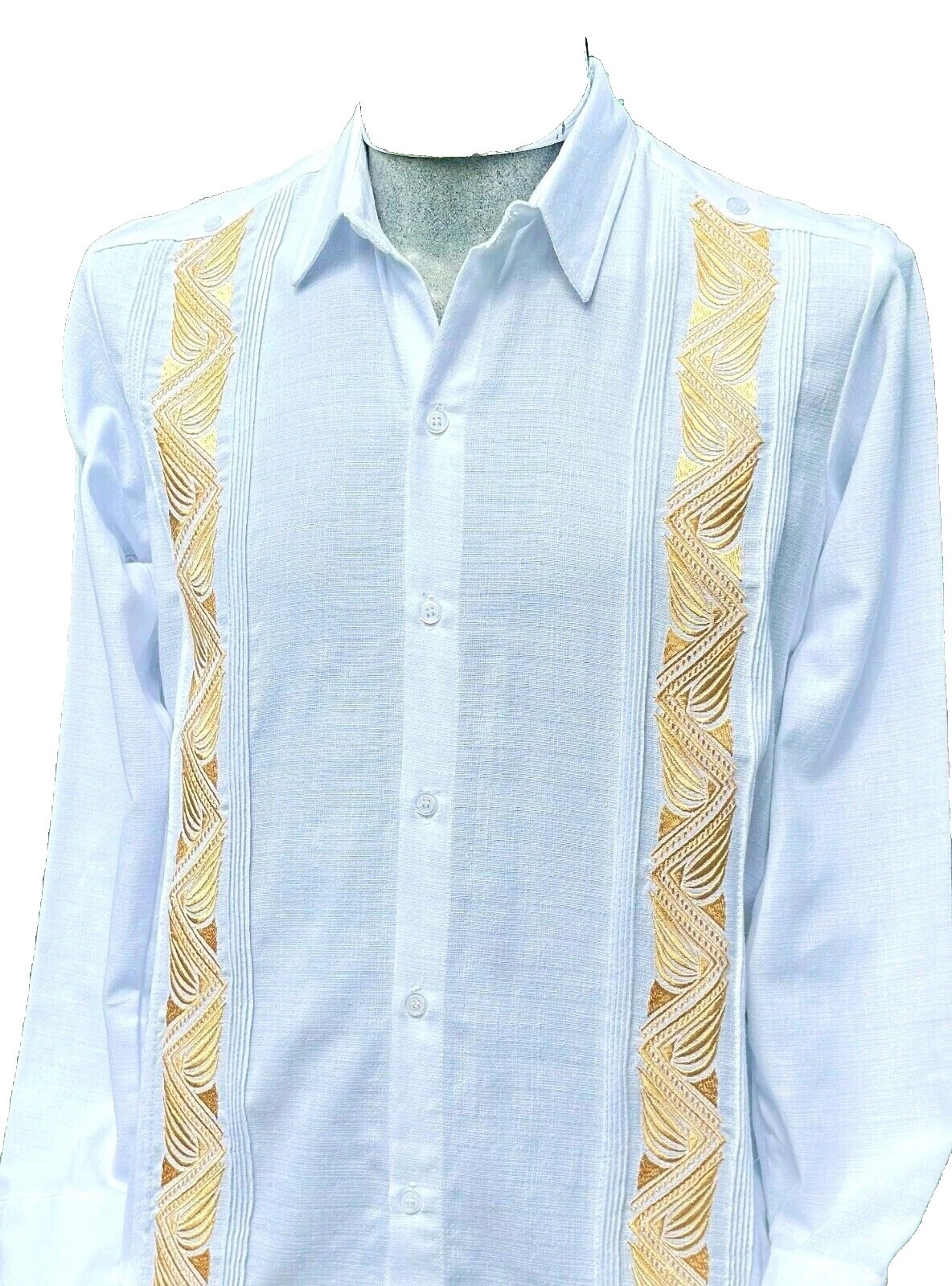 Handmade Geometric Linen Casual Button-Down Shirts for Men
