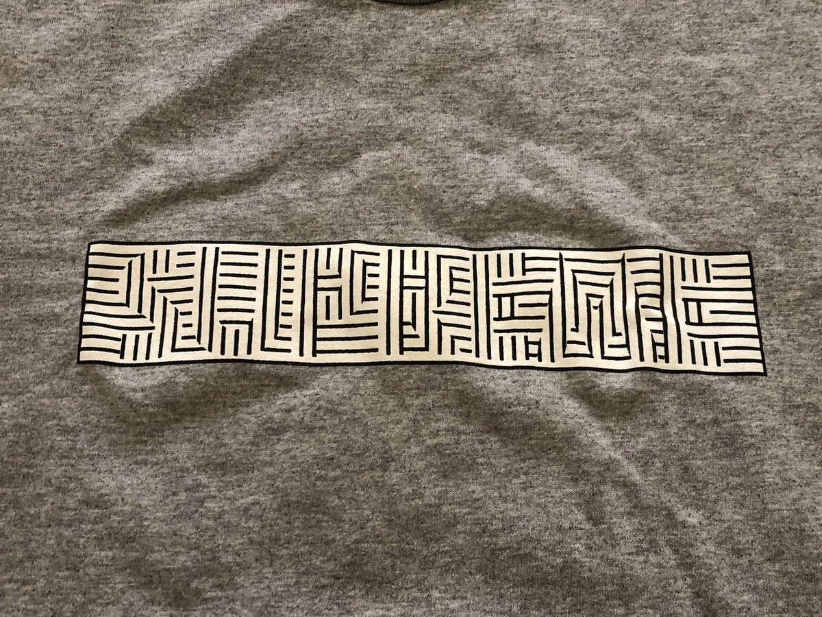 Supreme Optical Illusion Tee Blue Grey F W 11 eBay