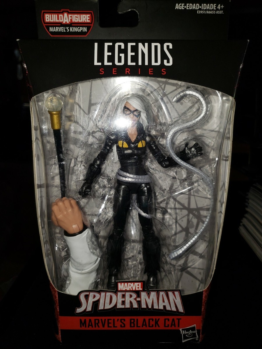 Marvel Legends Series Spider-Man Marvel's Black Cat Figure 2018