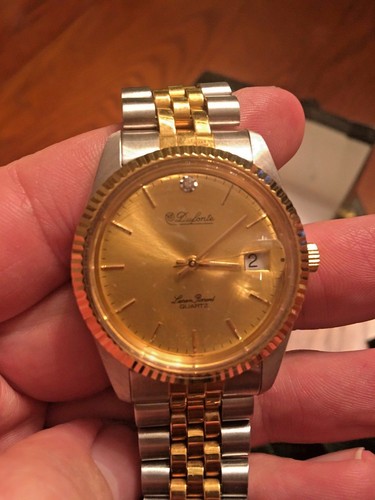 new vintage dufonte by lucien piccard genuine diamond watch