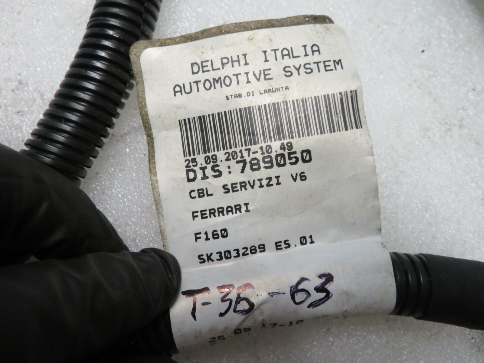 2014-2019 MASERATI GHIBLI SQ4 ALTERNATOR STARTER WIRE WIRING HARNESS CABLE OEM