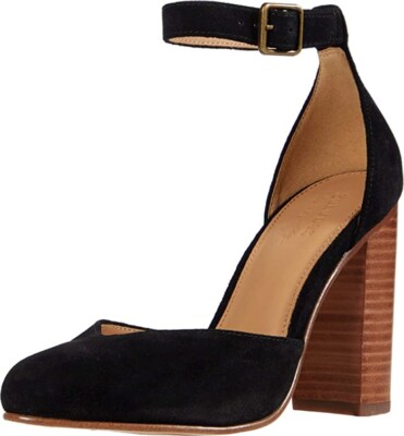 Soludos Women's Collette Black Ankle Strap Heels 2419 Size 11