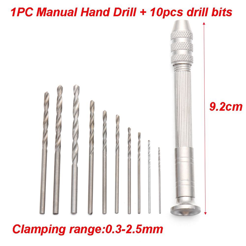 Mold Tools Wood Walnut Aluminum Drilling Mini Twsit Chuck Manual Hand