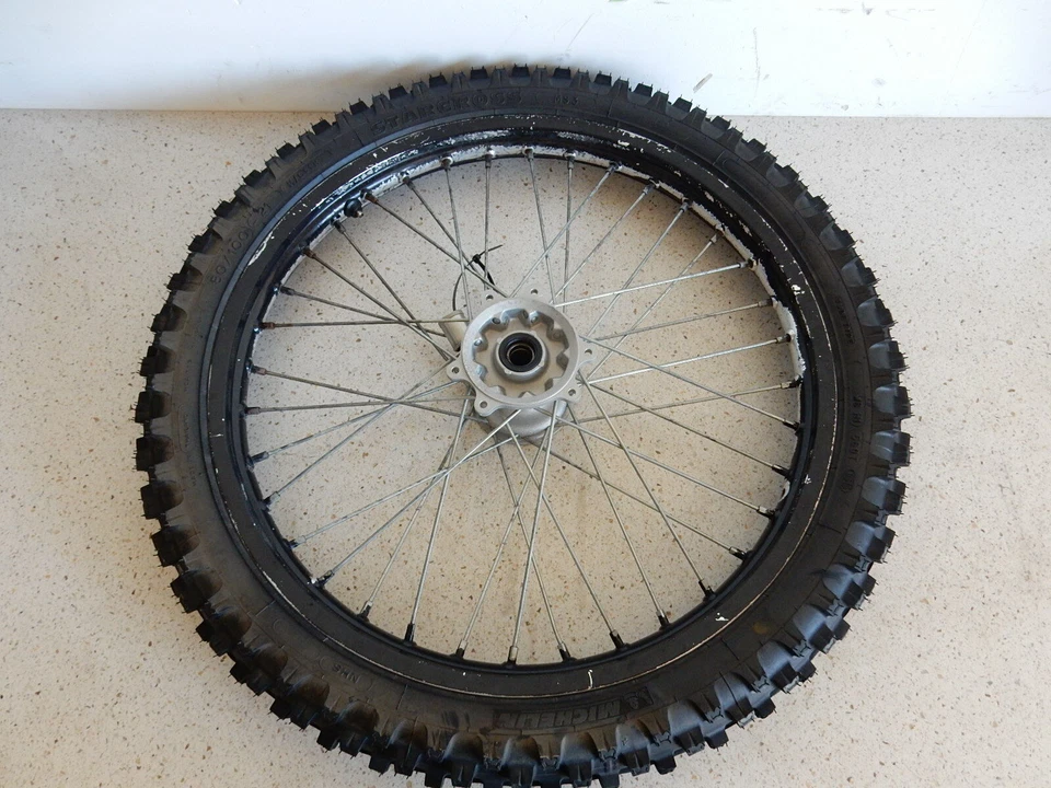 Rueda delantera negra 21" buje de llanta para Honda CR250 1997 2007 44635-MAC-680 Foto 2 de 4