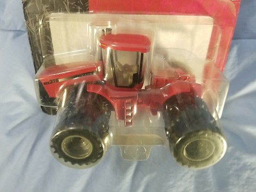 2001 Ertl 1/64 Case IH STX375 4WD Tractor Front Rear Triples Diecast #14011 NIP - Picture 2 of 4