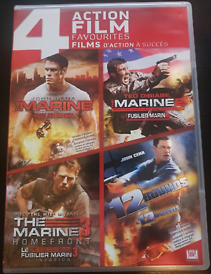 The Marine / The Marine 2 / The Marine 3: Homefront / 12 Rounds (DVD) 