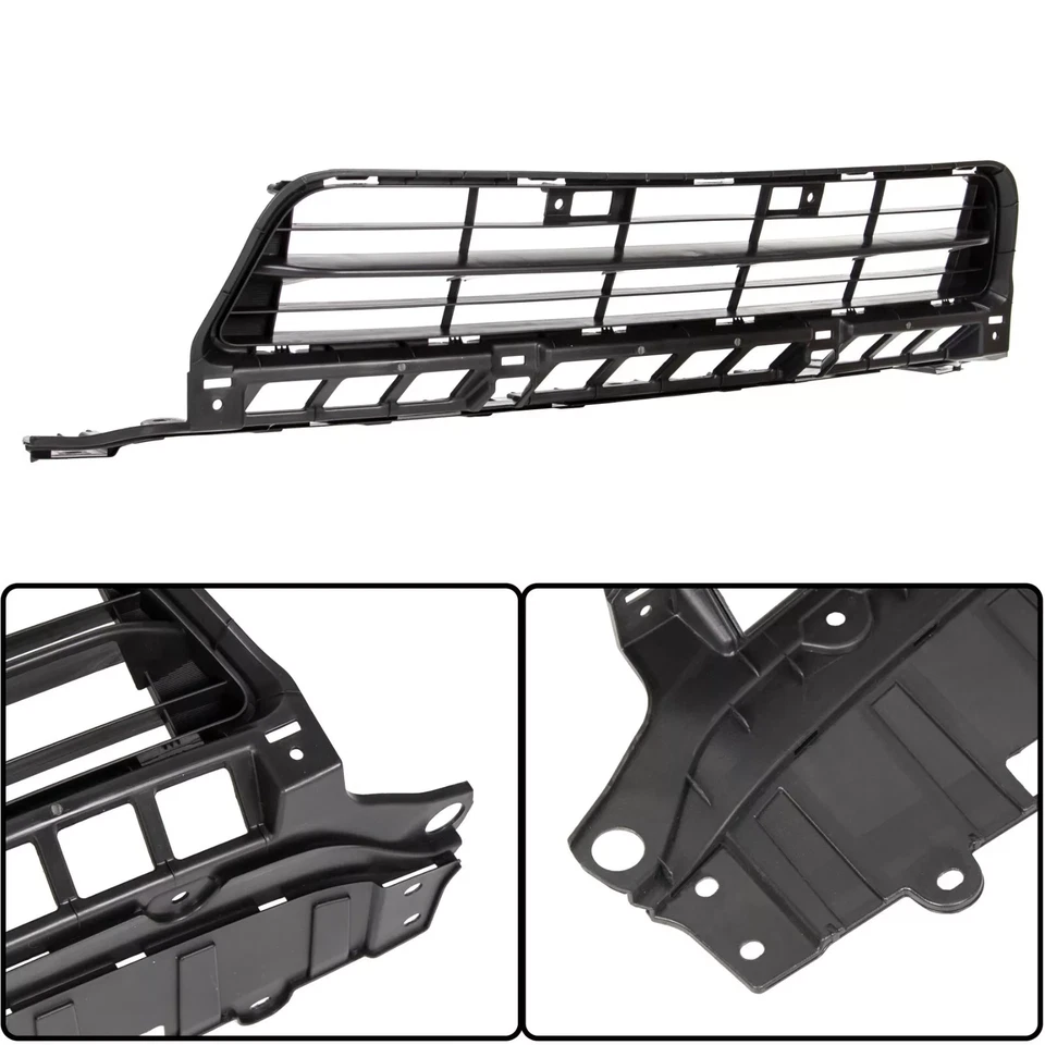 Parachoques delantero negro malla inferior para Honda Civic 2009-2011 sedán 71107SNEA50 Foto 3 de 4