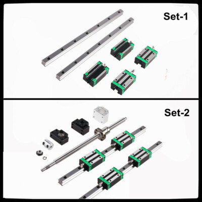 2 Pezzi SBR20 Supporto Per Guida Lineare 4 Pezzi SBR20UU Block Bearing SFU1605 Ve A Ricircolo Di Sfere Lavorata Con Estremà Alloggiamento Dado Supporto BKBF12 Set Accoppiatore - Foto 2