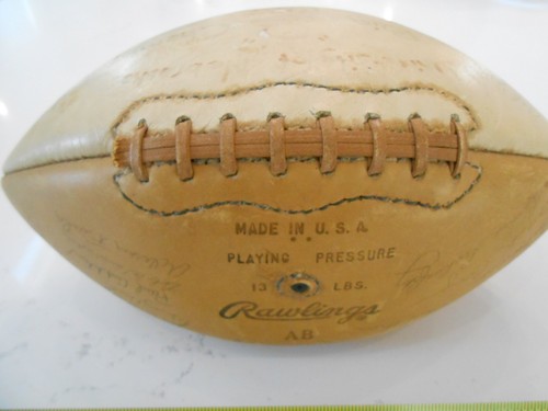 RARE NEBRASKA 1966 TEAM AUTOGRAPHED SIGNED BIG 8 CHAMPS FOOTBALL BOB DEVANEY UN - Picture 8 of 11
