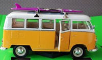 Welly 22095SBW 1963 Volkswagen T1 Bus Vw Bully T1 1:24