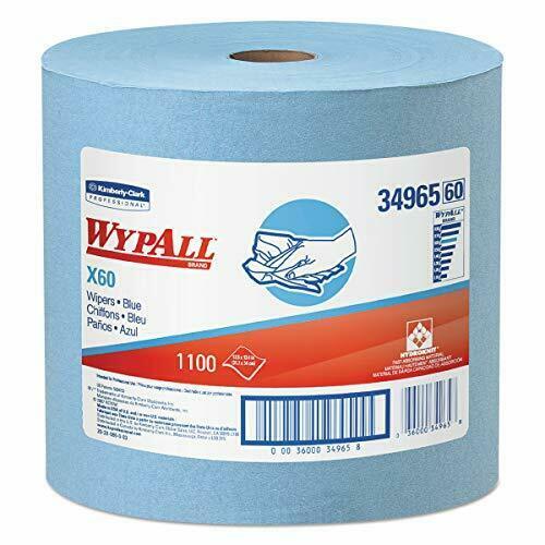 Wypall X60 Reusable Cloths - Blue, Jumbo Roll, 1100 Sheets
