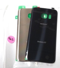 Samsung S7 Battery Glass Back Door Cover with Adhesive Black  Gold lot of 2 