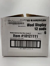 RHODES, CASE OF 72 EACH Medium Grade #1 Steel Wool 