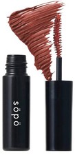 sopo color mascara 10 chocolate brown 5g mascara that comes off with hot water m