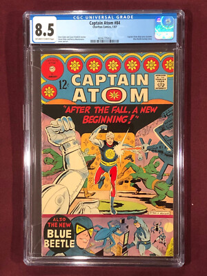 CAPTAIN ATOM 84 CGC 8.5 STEVE DITKO 1967 CHARLTON