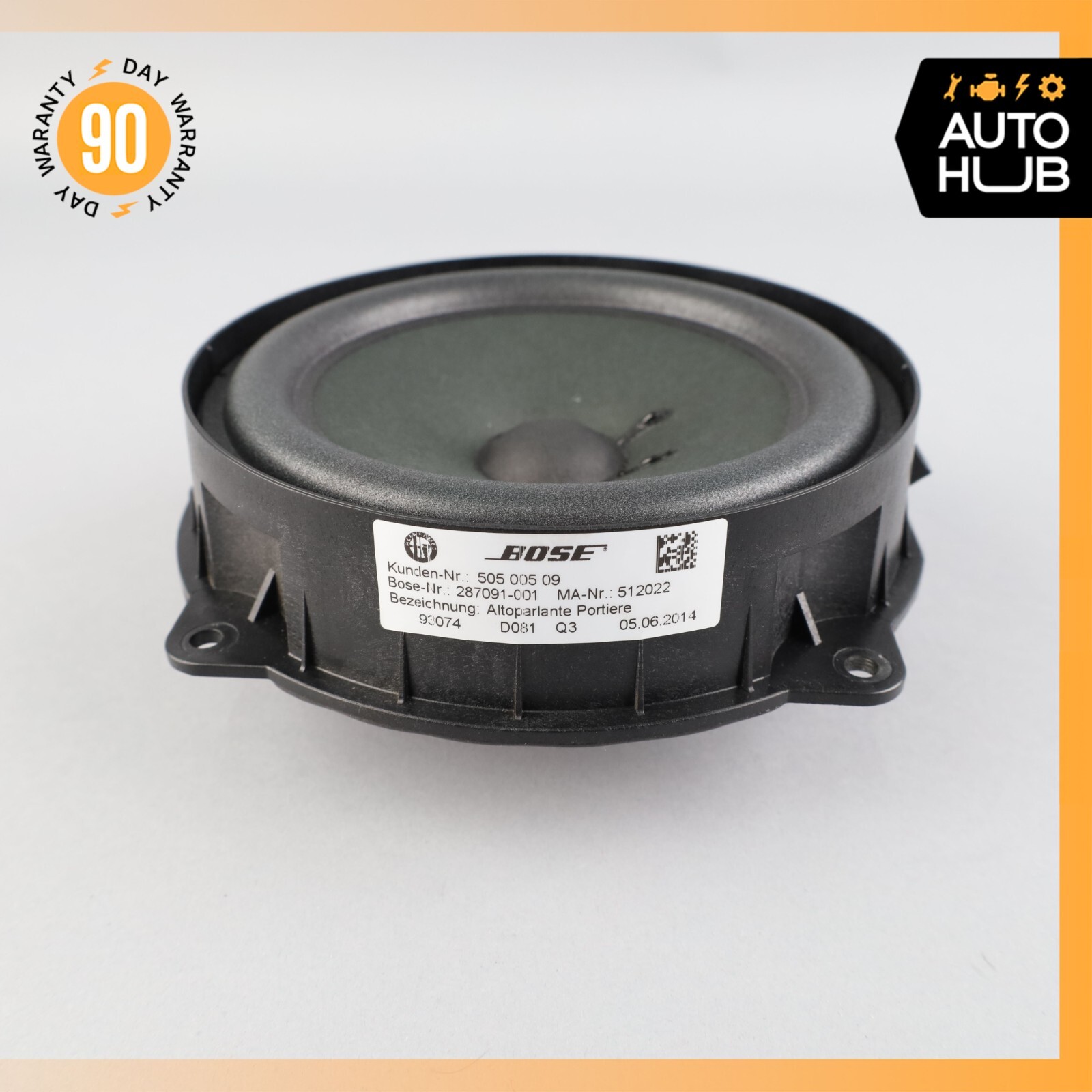 08-19 Maserati GranTurismo M145 Door Sound Speaker 50500509 OEM 43k