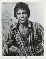 BOBBY VINTON-ORIGINAL PHOTO-PORTRAIT-GREAT BOOKING SHOT-SHIRT OPEN